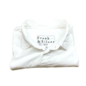 Frank & Eileen Paul Shirt White Button Down Men's XXL 100% Cotton USA Made